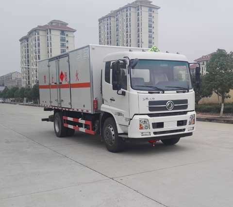 大力牌DLQ5180XRQ5型易燃?xì)怏w廂式運(yùn)輸車
