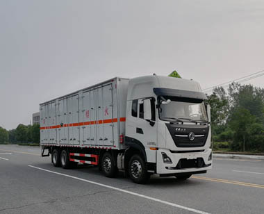 大力牌DLQ5320XFWDFH6型腐蝕性物品廂式運(yùn)輸車