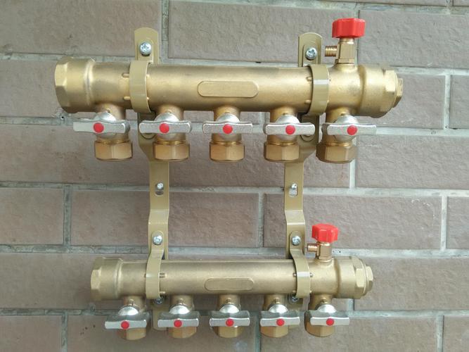 厂家销售地暖分水器 全铜集分水器手动分水器 45元/路 量大优惠